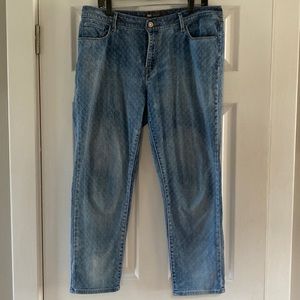 Levis 14 mid rise straight diamond print bleach print jeans unique boho